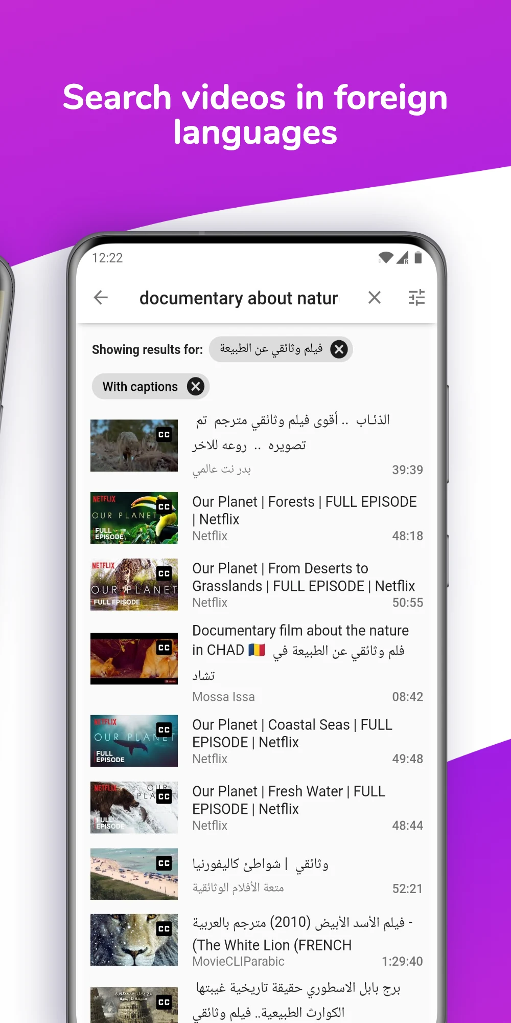 Translate subtitles for videos screenshot