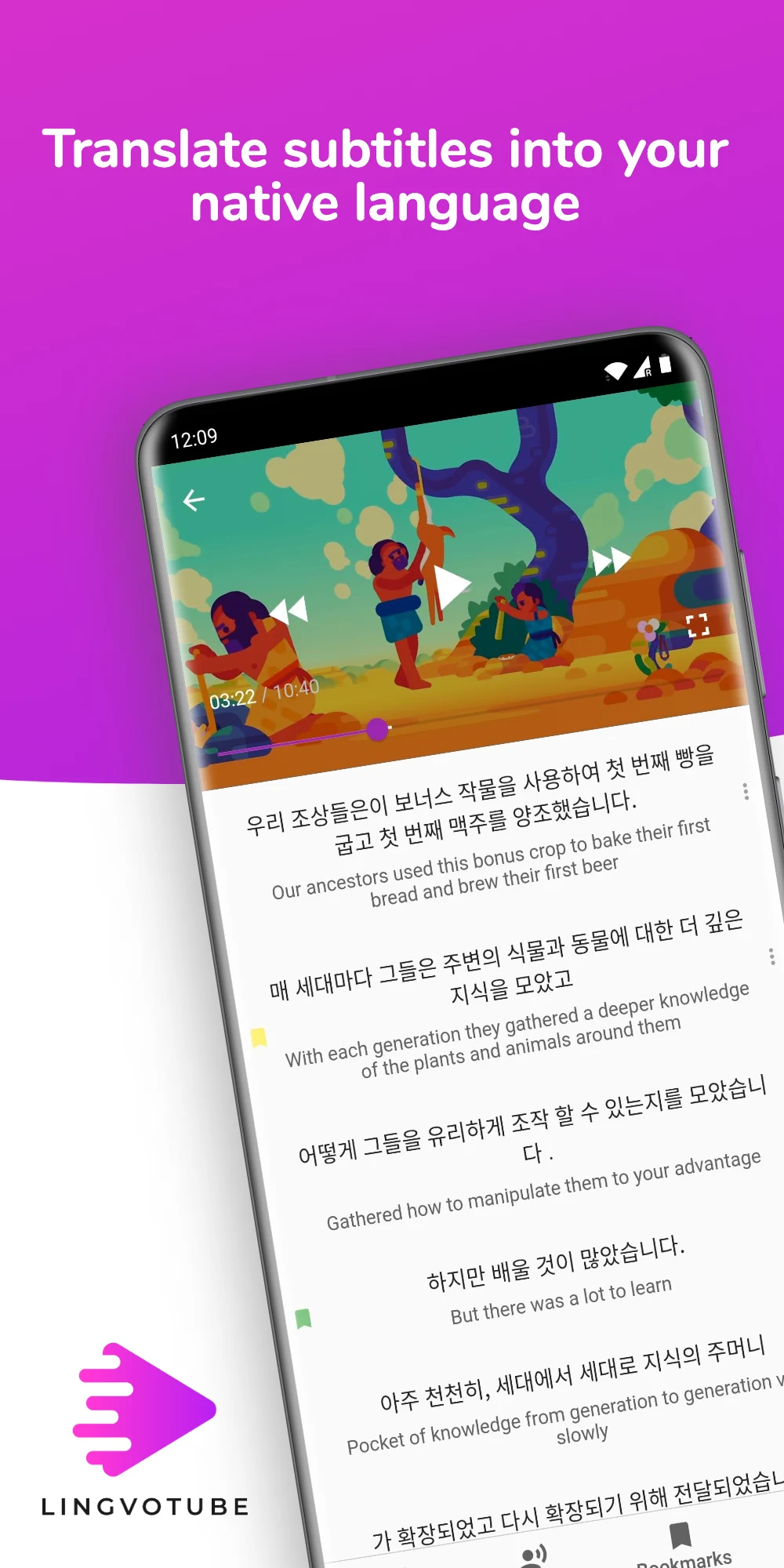 Translate subtitles for videos screenshot